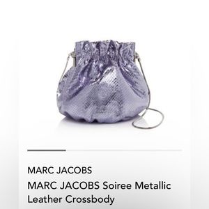 Marc Jacobs Soirée Metallic Leather XBODY. Missing Original Strap. NWT.